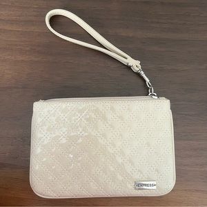 Beige Express Wristlet